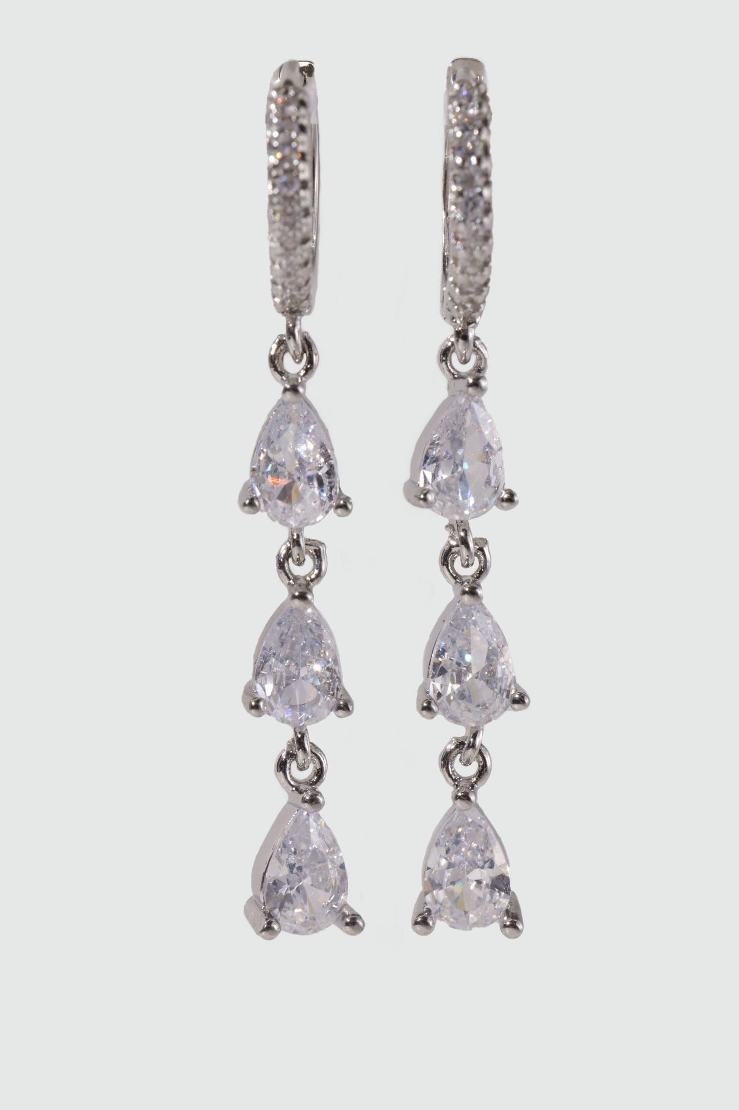 3 in 1 Water Drop Earrings