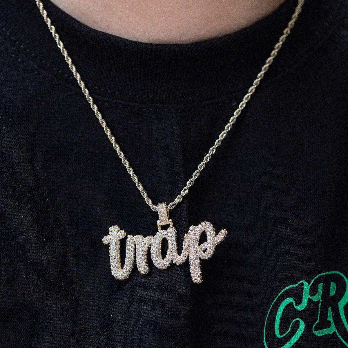 Custom Name Plate Pave Font